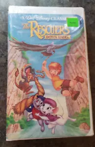 Disney's The Rescuers Down Under VHS The Classics Black Diamond Edition...SEALED - Picture 1 of 4
