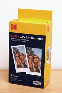 KODAK CARTA PER MINI SHOT 2 RETRO PER 30 FOTO 53 X 86 MM - Afbeelding 1 van 3