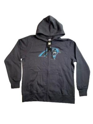 Carolina Panthers Sweatshirt Adult Extra Large Full Zip NFL Majestic Mens NWT - Image 1 of 4