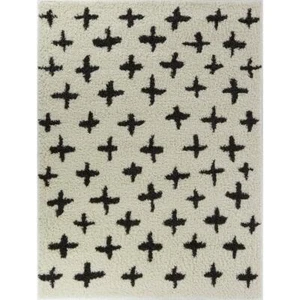 BALTA Area Rugs 8'X10' Polypropylene Plush Geometric Rectangle Delany Cream - Picture 1 of 5