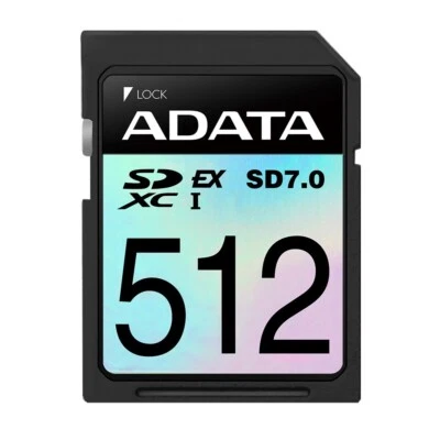 AData 512GB Premier Extreme SD Express Card SDXC PCIe  Gen3  ASD512GEX3L1-C - Image 1 of 2