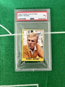 Bobby Moore Panini Calciatori 1966 - PSA 7 Population 6 Only 5 Higher!