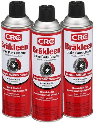 CRC 05089-Case Brakleen Brake Parts Cleaner (Non-Flammable),19oz,  3 Pack - Image 1 of 4