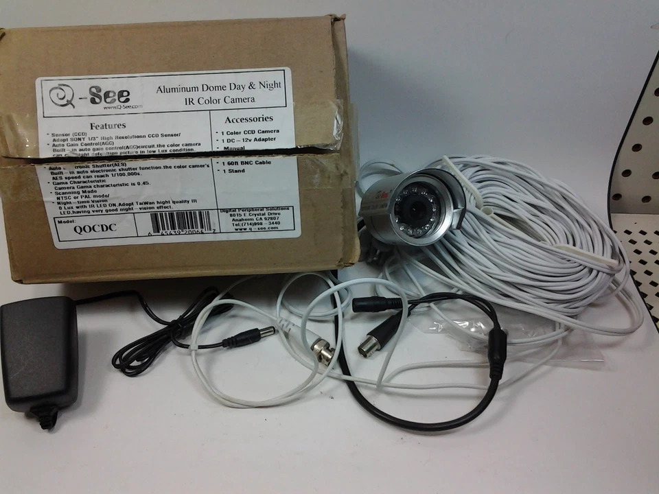 Cámara digital IR QOCDC modelo Q-See soluciones periféricas domo de aluminio Foto 1 de 4