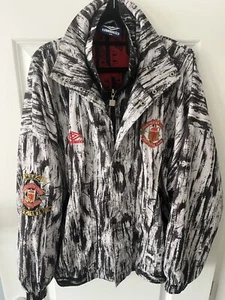 Chaqueta de Presentación Umbro Manchester United Vintage Rara 1992/1993 Reino Unido Talla M - Imagen 1 de 6