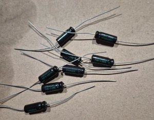 Cantidad 4 piezas condensadores axiales serie Sprague 50uF, 25V TVA 1206 - Imagen 1 de 3