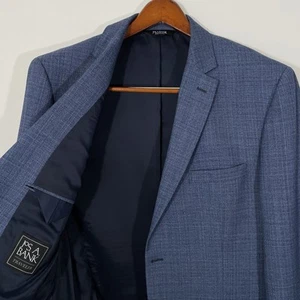 Blazer Abrigo Deportivo Jos A Bank Traveler Ajuste A Medida 48L Azul Tejido Lúpulo - Imagen 1 de 10