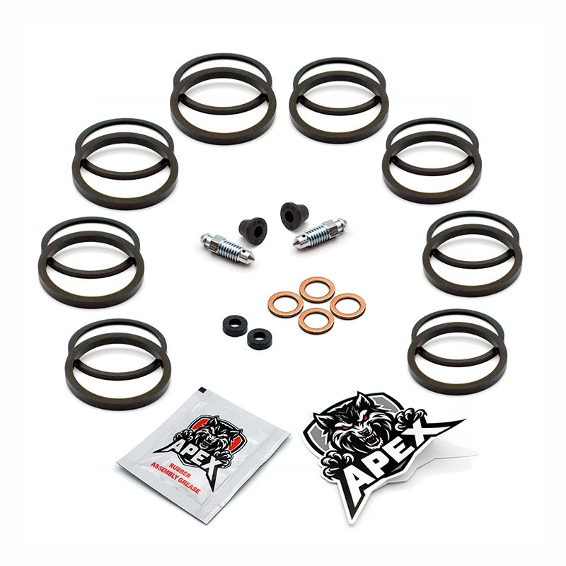 Honda CBR600 F4i 2 2002 Bremssatteldichtung vorne Service Kit Neuaufbau Überholung - Bild 1 von 4