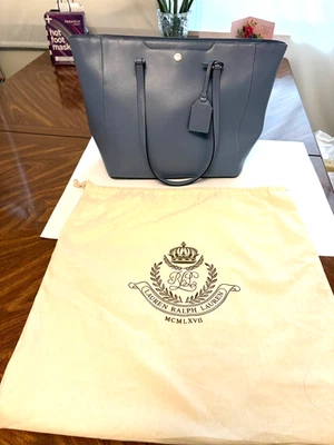 LAUREN RALPH LAUREN TOTE/SHOPPER  BAG Color Ash Blue with Dusty Bag - Image 1 of 4
