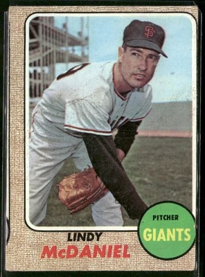 1968 Topps #545 Lindy McDaniel GD/VG - Image 1 of 2