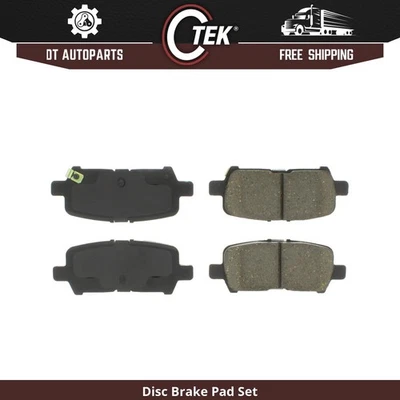 Para Buick LaCrosse 2005-2009 | Pastillas de freno de disco traseras centradas | Semimetálicas Foto 1 de 3