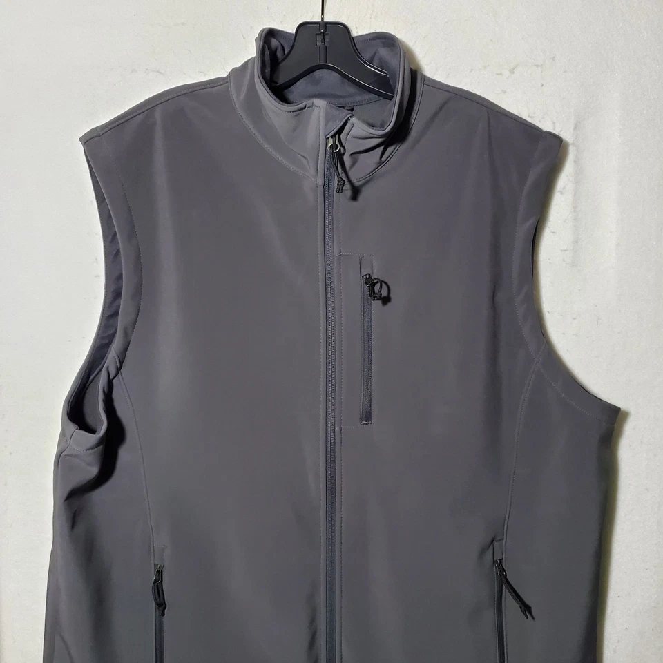 Red Kap Vest Mens Large Softshell Full Zip Sleeveless Workwear Outdoor Pockets - Image 1 of 4