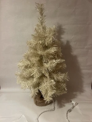 White Mini Christmas Tree - Image 1 of 2