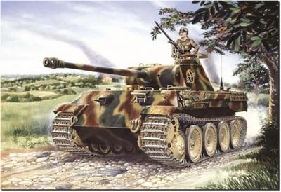 7018 Pz. Kpfw. V PANTHER Ausf. a Sd. Kfz. 171, Scala 1:72, Plastic Model Kit/Mod - Immagine 1 di 4