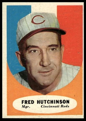 1961 Topps #135 Fred Hutchinson - Image 1 of 2