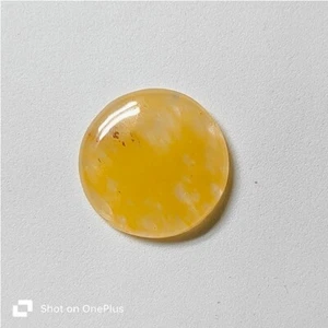 Piedra de cuarzo Goldi amarillo aventurina cabujón piedra preciosa calcita 26 quilates ME-10770 - Imagen 1 de 4