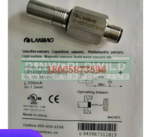 1PCS NEW FOR LANBAO LR14XBF03DPOB-E2 High voltage resistant proximity switch - Image 1 of 1