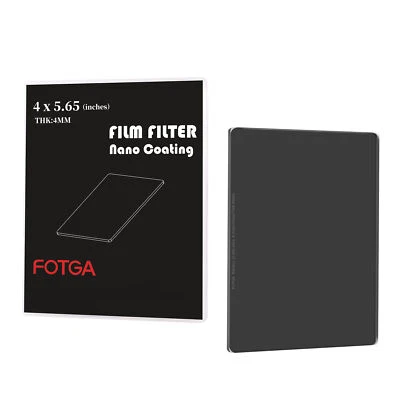 FOTGA 4X5.65" ND1.2 (4 stops) Square Neutral Density ND16 Filter Optical Glass - Image 1 of 4