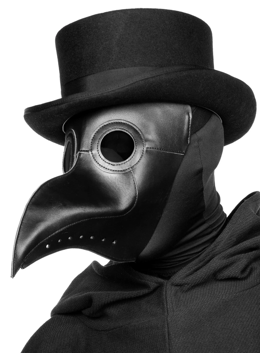 Leder-Halloween-Maske, Vollgesichtsmaske, Atmungsaktiv, Verstellbar, Für Erwachsene Unisex