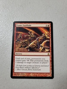 MTG Flame Fusillade, English Ravnica: City of Guilds LP Free Shipping - Picture 1 of 2