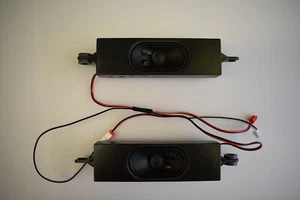 TCL 43DP628 Pair Speakers 6 Ohm 10 Watt 42-WDF418-XX2G Leads & Housings - Picture 1 of 5