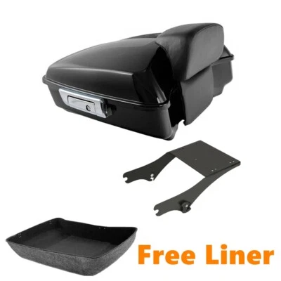 Portaequipajes de montaje de maletero picado de 10,7"" apto para Harley Road King 97-08 07 Foto 1 de 4