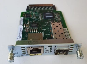 Cisco EHWIC-1GE-SFP-CU 1Port Gigabit Ethernet Network Card - Bild 1 von 3