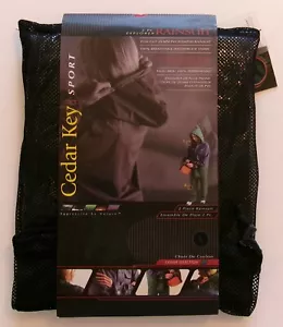 Cedar Key Sport RAINSUIT ~ 2 Piece Size Large ~ Navy & Dark Green ~ NEW in PKG! - Picture 1 of 6