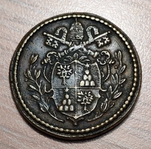 ESTADOS PAPALES VATICANO PONDERAL COIN WEIGHT ALEJANDRO VII DOBLON DE ITALIA - Picture 1 of 2