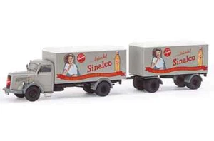 MERCEDES-BENZ L6600 MIT 2-ACHS-ANHANGER SINALCO by SCHUCO 1:43 TRUCK & TRAILER - Picture 1 of 5