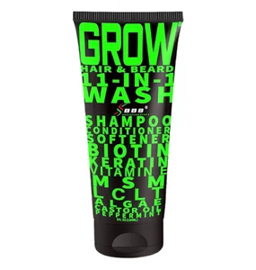 GROW® 11 en 1 lavado de cabello y barba natural y orgánico vegano amigable suaviza el cabello - Imagen 1 de 8