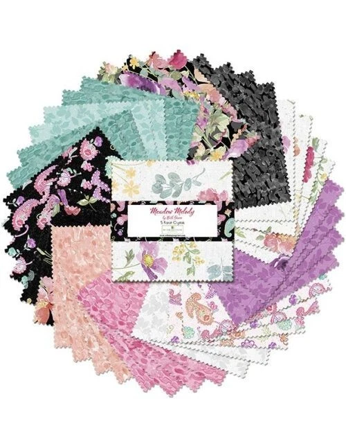 Impresiones Meadow Melody de Wilmington - Paquete de cristales/dijes de 5 quilates Foto 1 de 1