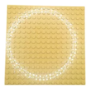 Lego® Platte 16x16 Brick Yellow beige beids. bebaubar 4611414 91405 Bauplatte - Bild 1 von 3