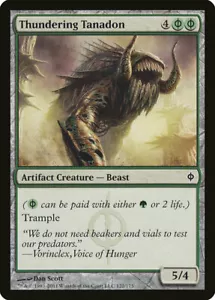 4 Thundering Tanadon 4x x4 - LP - New Phyrexia - SPARROW MAGIC mtg - Picture 1 of 1