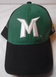 Madison Mallards Unisex Big Top Snapback Hat Black Green Side Logo Mesh Baseball - Picture 1 of 9