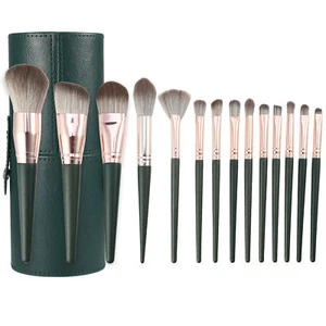 14stk. Make-up Pinsel, Augenschatten Pinsel, mit grünem Kasten - Bild 1 von 7