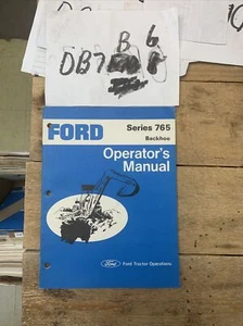 FORD 765 BACKHOE OPERATORS OWNERS MANUAL MAINTENANCE NOS - Picture 1 of 7