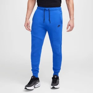 NWT Nike Tech Mens Fleece Jogger Royal Blue Black HV0959-480 Size S - Picture 1 of 5