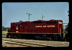 1993 Railroad Slide Norfolk & Western 620 Spencer North Carolina 35mm Kodachrome - Picture 1 of 4