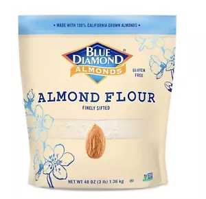 Blue Diamond Almonds Almond Flour, Gluten Free, Blanched, Finely Sifted, 48 oz.. - Picture 1 of 5