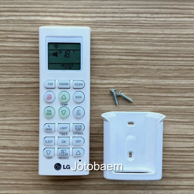Air Conditioner Remote Control LG AKB35149806, AKB35149807 + WALL HOLDER - image 1 of 2
