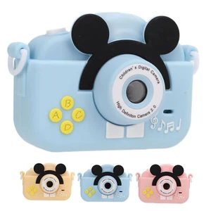 Kids Mini Digital Camera 2 Inch Screen 2MP HD Cartoon Camera Video Recorder BST - Picture 1 of 31
