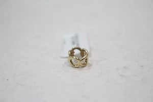 PANDORA 14CT OPEN HEART GOLD SPACER CHARM 750454 with pouch - Picture 1 of 2