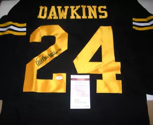 MAGLIA FIRMATA PETE DAWKINS HEISMAN 1958, ESERCITO CAVALIERI NERI ULTIMO JSA/COA - Foto 1 di 3