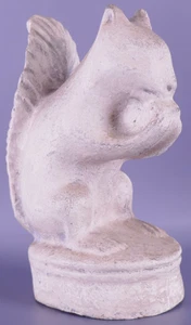 # Staffordshire Tiza Ardilla Blanca Escultura Figura Animal Bosque - Imagen 1 de 24