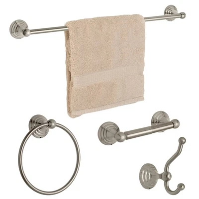 7500-SN-4PC Bel-Air Series Bathroom Hardware Set Satin Nickel 4-Piece Foto 1 de 4