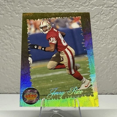 1994 Pacific Gems of the Crown Jerry Rice #27 San Francisco 49ers - Image 1 of 2