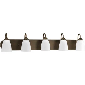 Progress Lighting P2713 Gather 5 Light Bathroom Vanity Light - Bronze - Picture 1 of 12