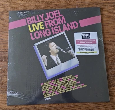 BILLY JOEL - LIVE FROM LONG ISLAND Record Store Day BLACK FRIDAY 2025 3 x LP - Image 1 of 2