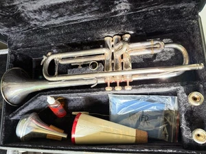 Donald E. Getzen Signature Trompete Koffer Vincent Bach 10 1/2DW Mundst. SELTEN - Bild 1 von 21